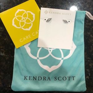 Kendra Scott Gunmetal Earrings